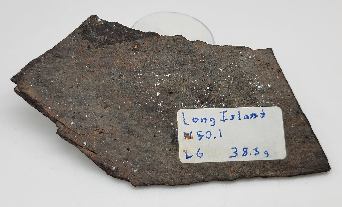 Long Island, Kansas Ordinary Chondrite Meteorite Slice - 38.3g