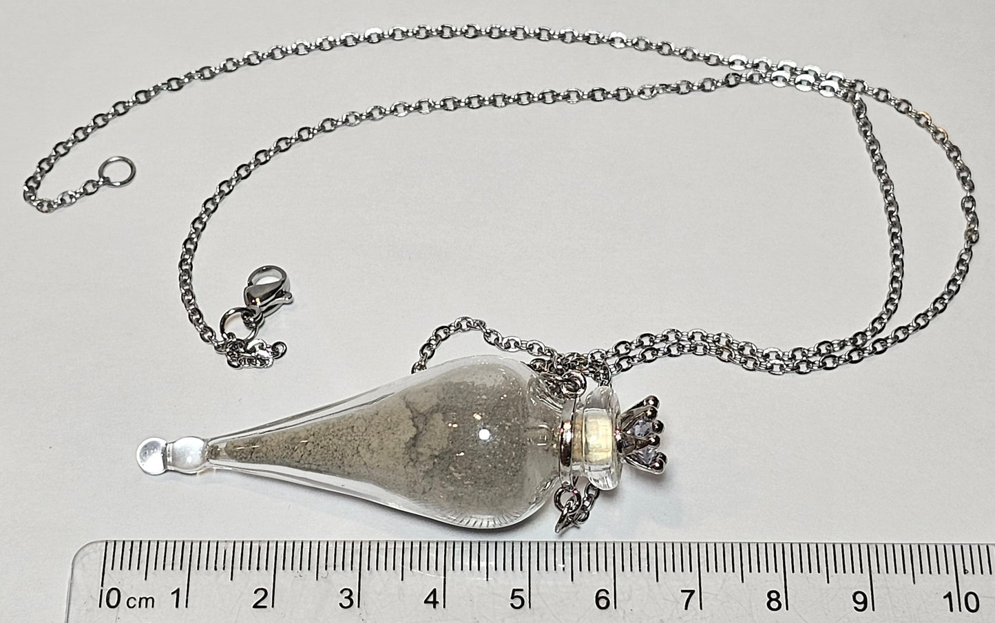 Gadamis 003 "Apollo Lunar" Meteorite Dust Necklace Vial