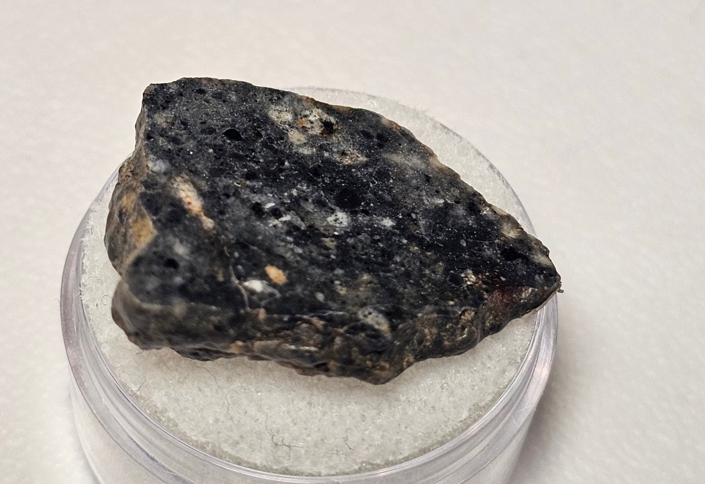 Bechar 003 Polished End Cut Lunar Felspathic Breccia Meteorite 4.28g