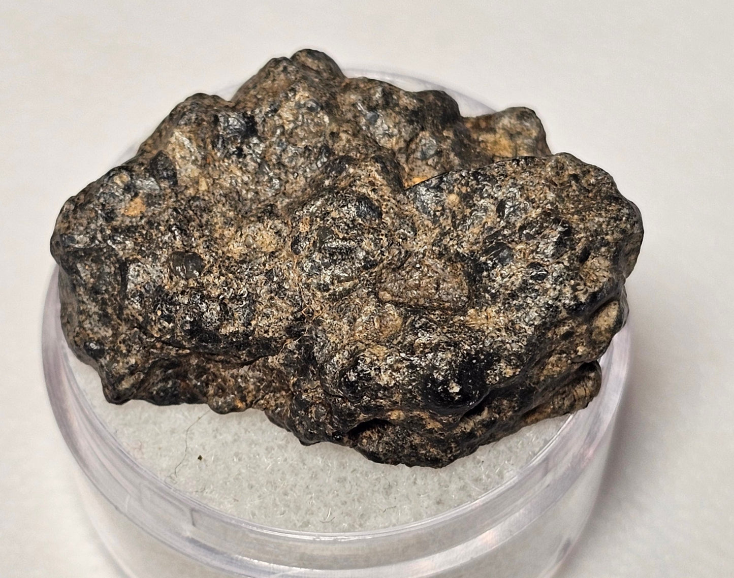 Bechar 003 Polished End Cut Lunar Felspathic Breccia Meteorite 6.45