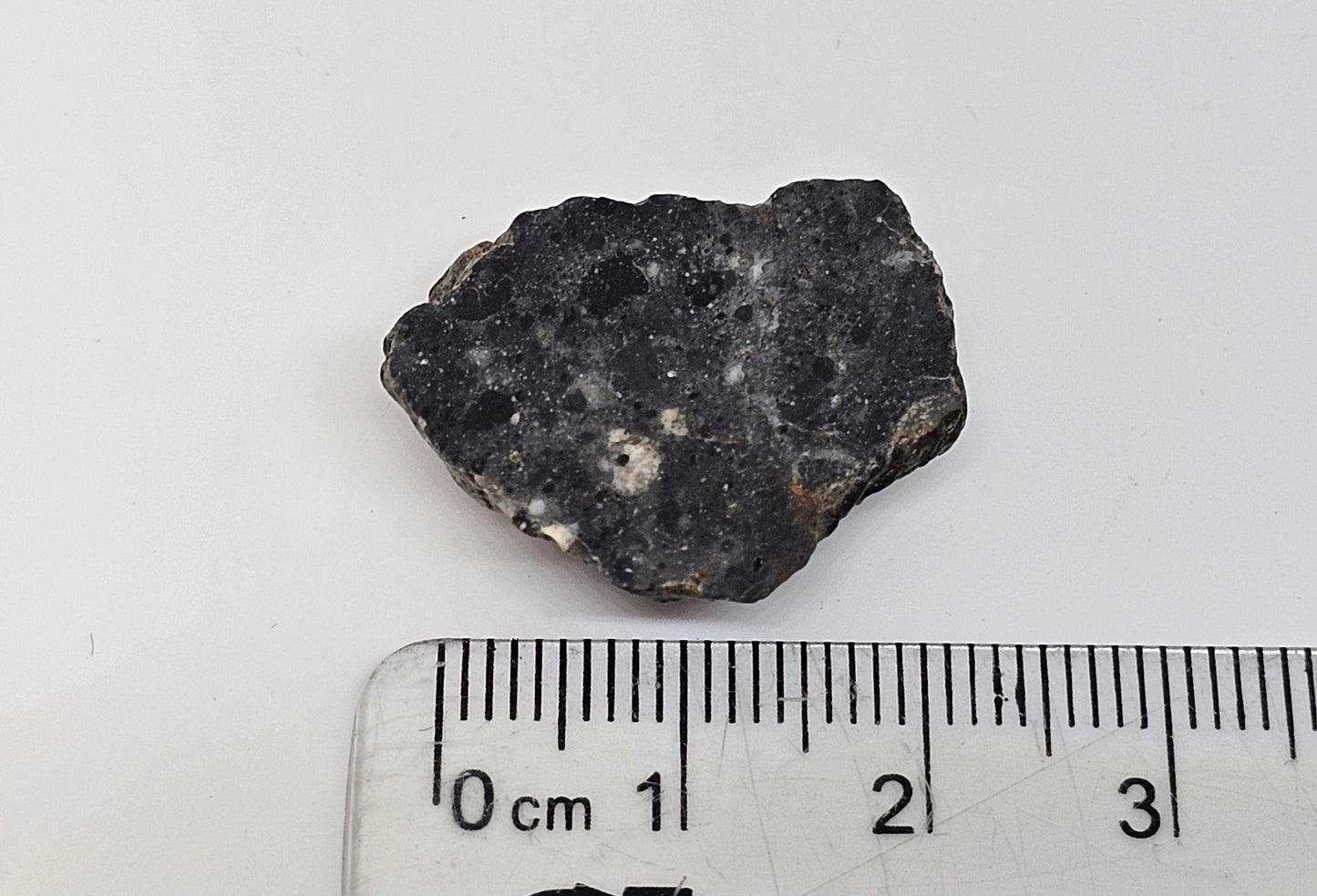 Bechar 003 Polished End Cut Lunar Felspathic Breccia Meteorite 4.6