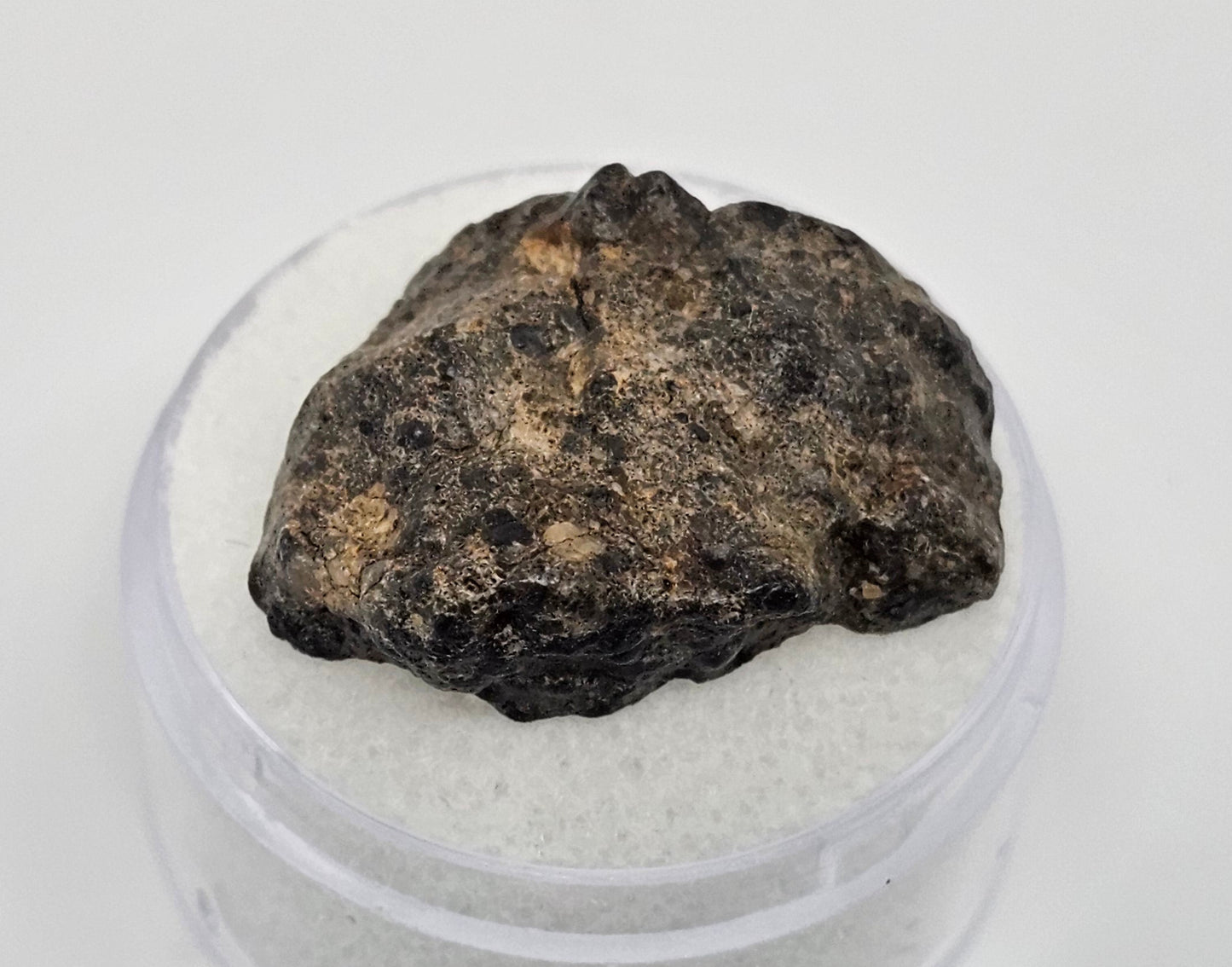 Bechar 003 Polished End Cut Lunar Felspathic Breccia Meteorite 4.6