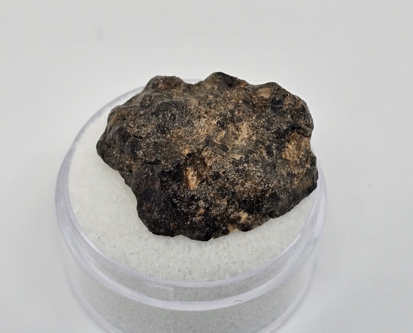 Bechar 003 Polished End Cut Lunar Felspathic Breccia Meteorite 4.6