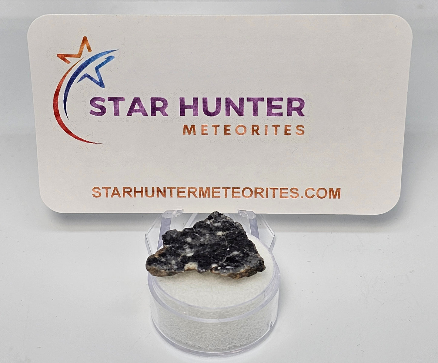 Bechar 003 Polished End Cut Lunar Felspathic Breccia Meteorite 3.2