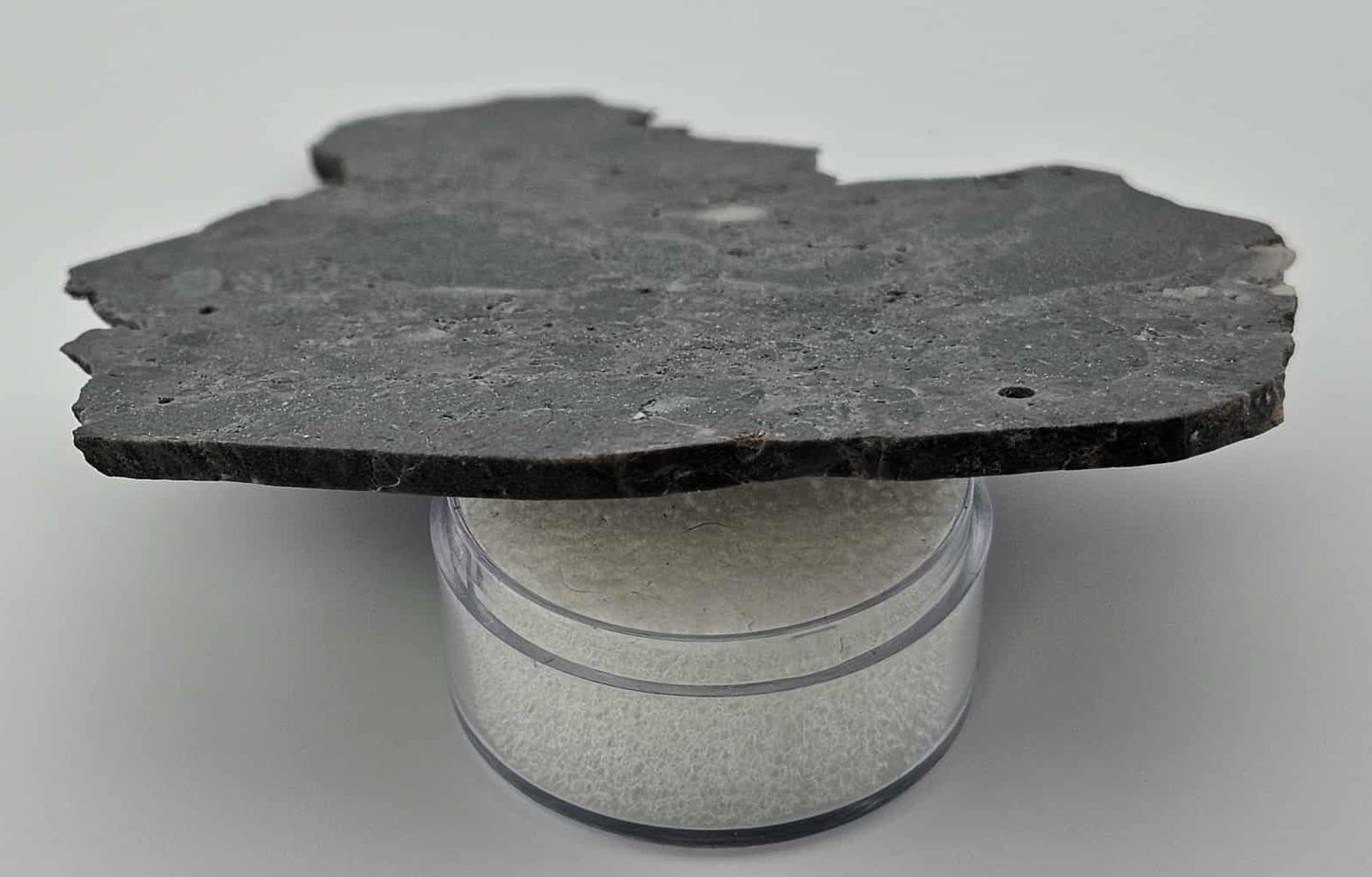 NWA 16315 Lunar Melt Breccia Meteorite 22.7-gram Polished Slice, LOW TKW