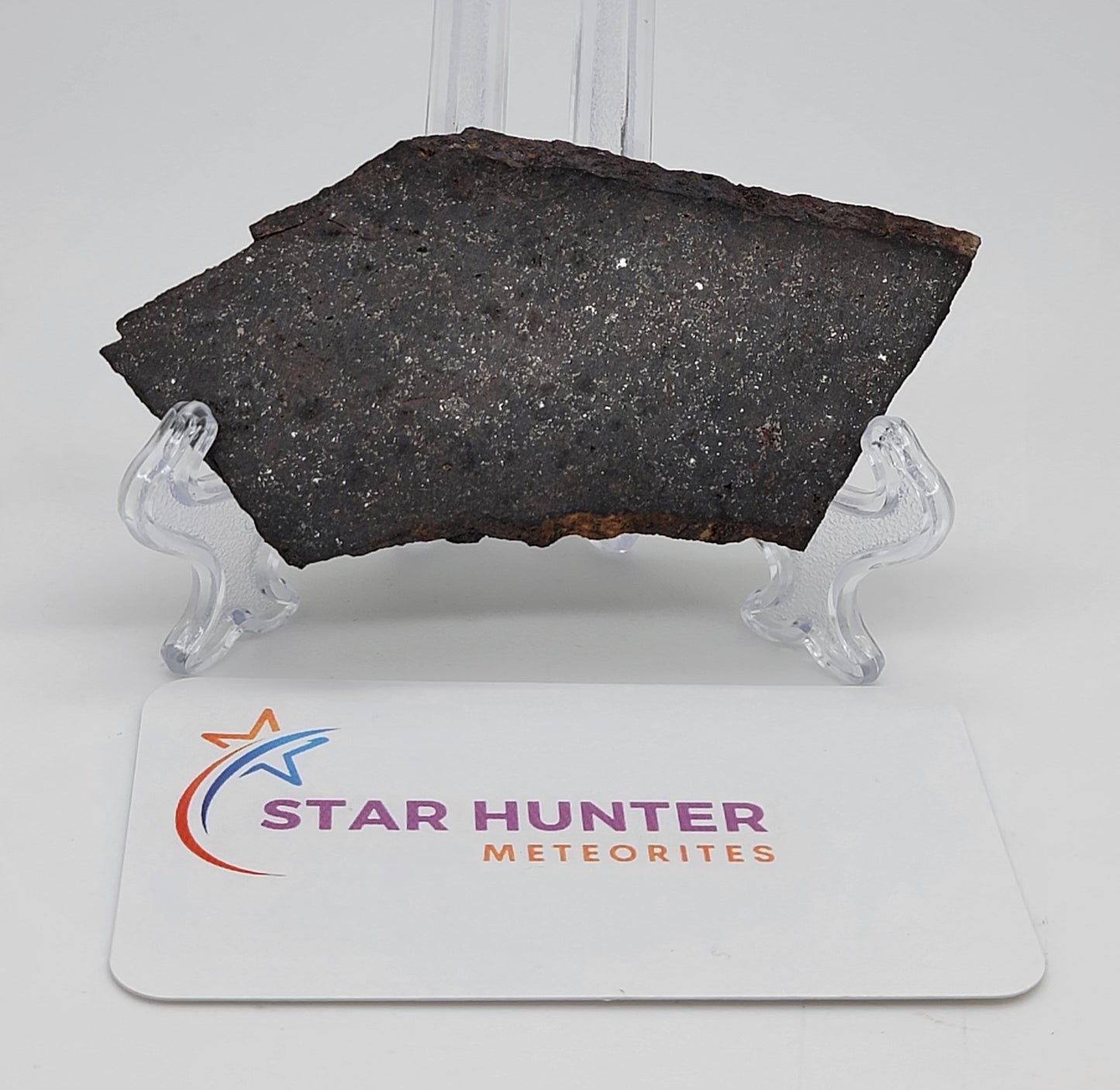 Long Island, Kansas Ordinary Chondrite Meteorite Slice - 38.3g