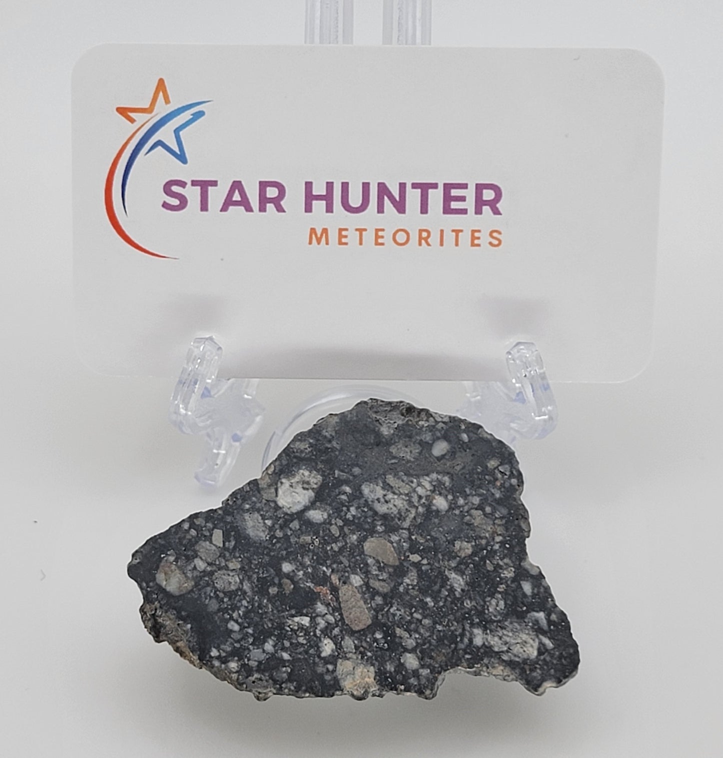 NWA 14685 Lunar Fragmental Breccia Meteorite Slice - 14.1g