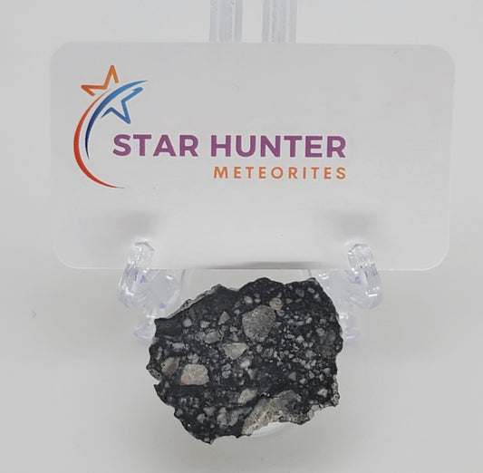 NWA 14685 Lunar Fragmental Breccia Meteorite Slice - 7.41g