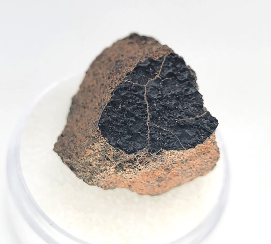Crusted Martian Nakhlite Meteorite paired with NWA 10645 - 8.10g