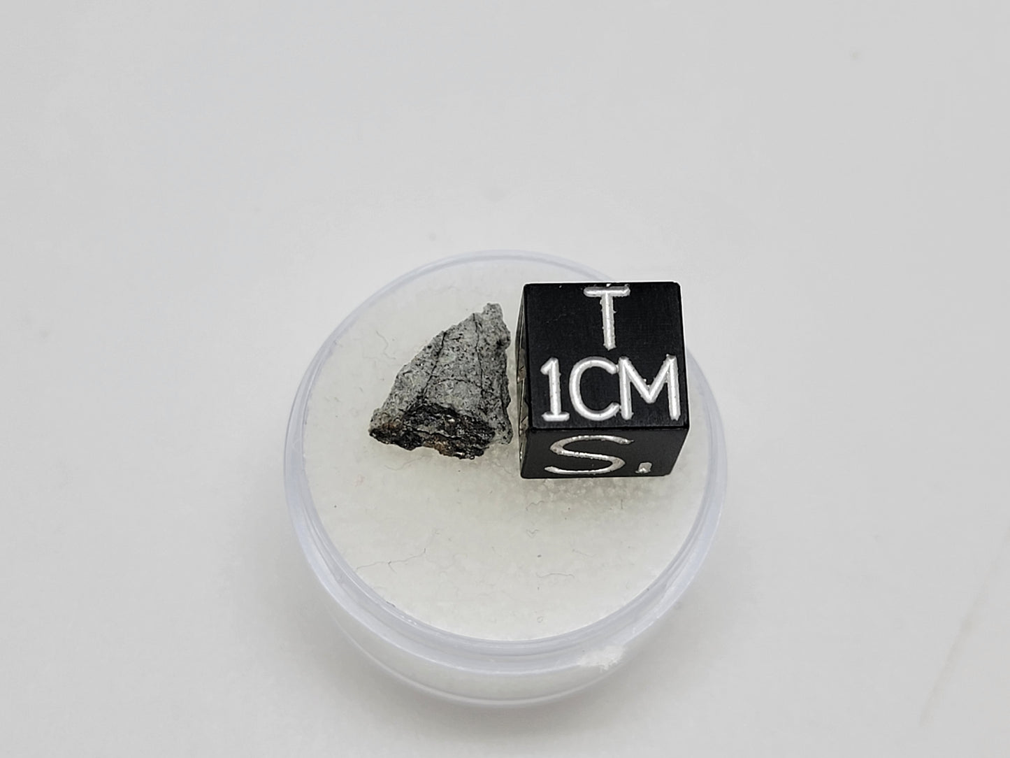 Creston Meteorite (from Robert Ward's hammer stone) Crusted Fragment Stone Chondrite L6 - .40g