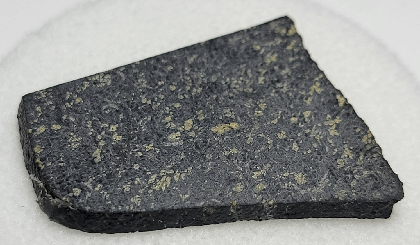 NWA 032 Lunar Mare Basalt Meteorite Slice - 3.3g