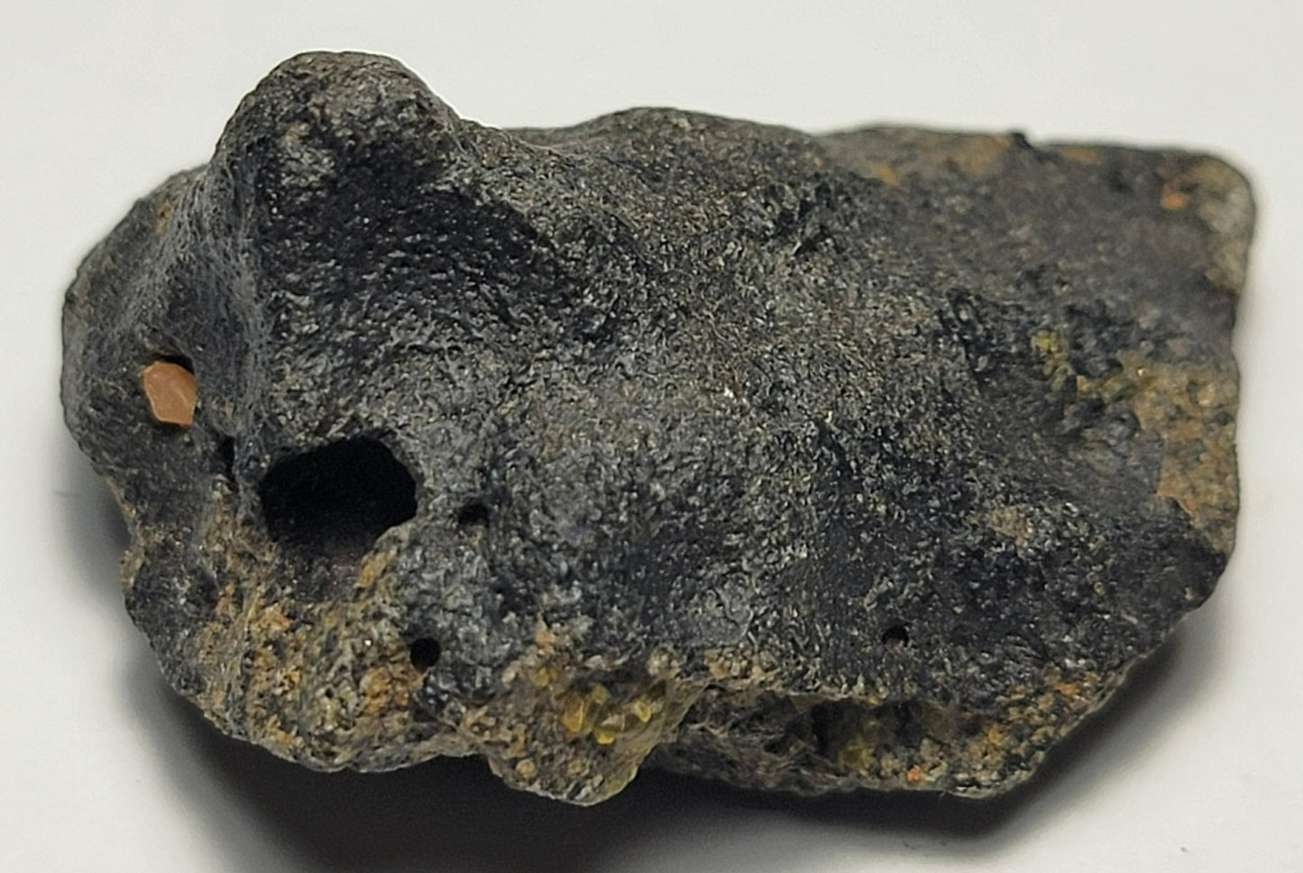 Oued Namous 001 Angrite Individual Meteorite with Crust 11.8g