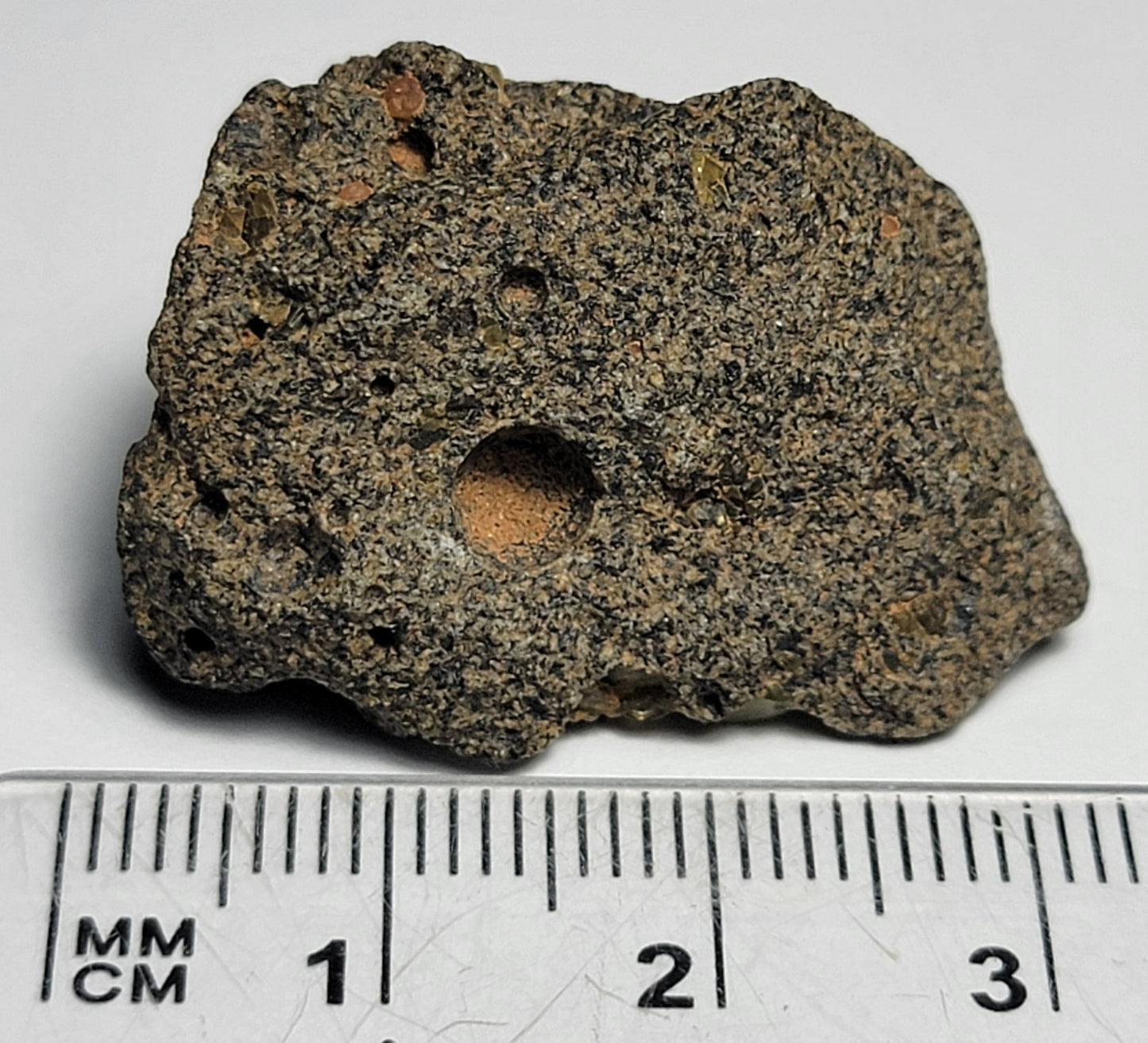 Oued Namous 001 Angrite Individual Meteorite with Crust 11.8g