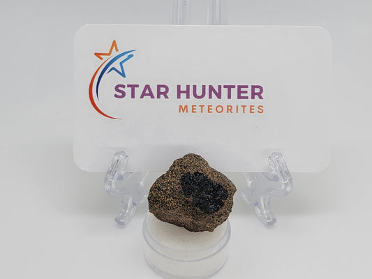 Crusted Martian Nakhlite Meteorite paired with NWA 10645 - 22.3g