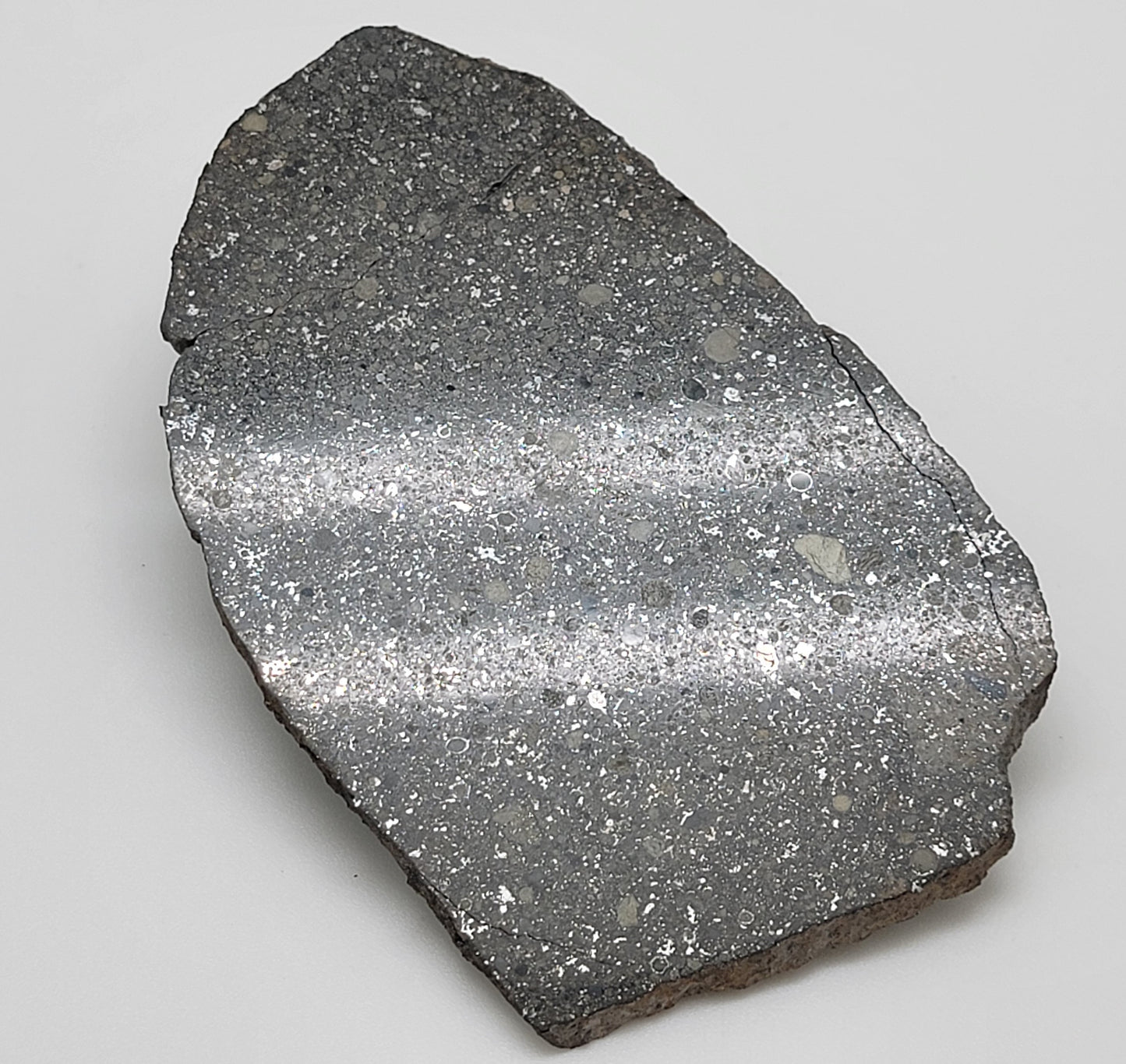 Aba Panu Ordinary Chondrite (L3) 61.9g Polished Meteorite Slice