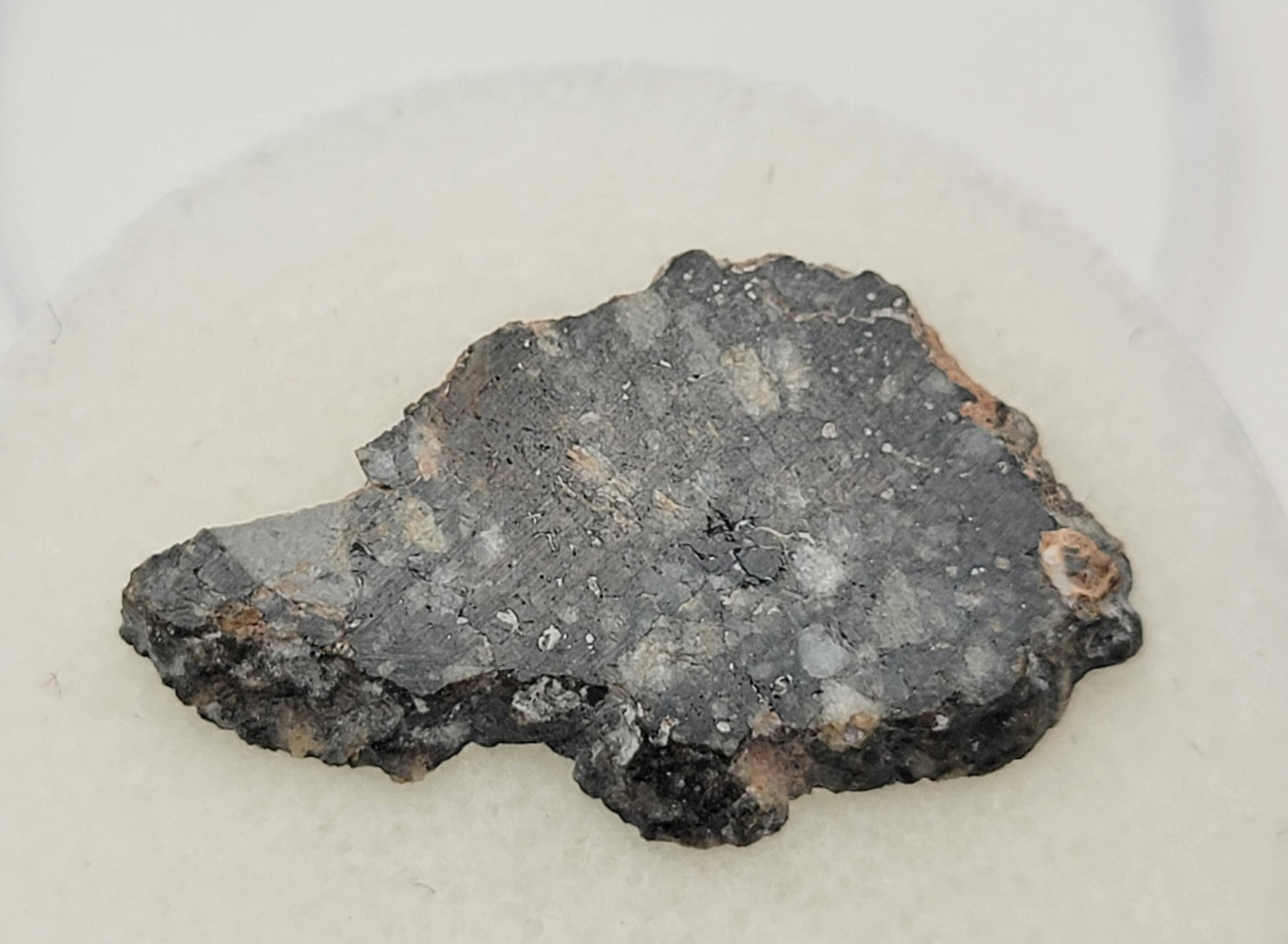 NWA 14685 Lunar Fragmental Breccia Meteorite Slice - 1.81g