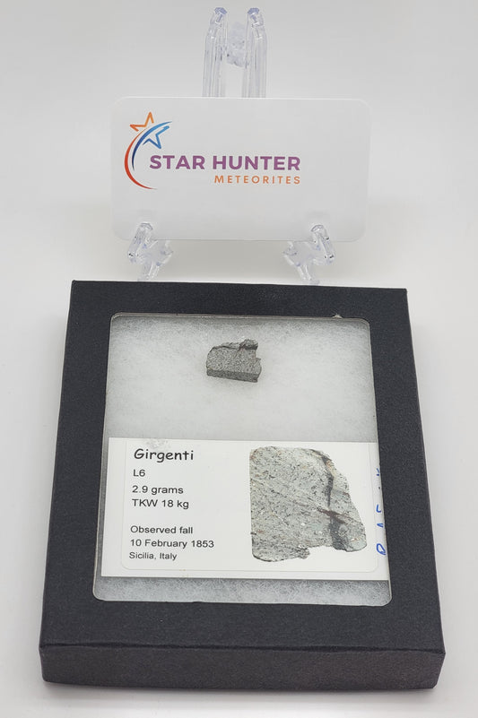 Girgenti "Agrigento" Sliced Fragment - Sicily, Italy Witnessed Fall - 2.9g