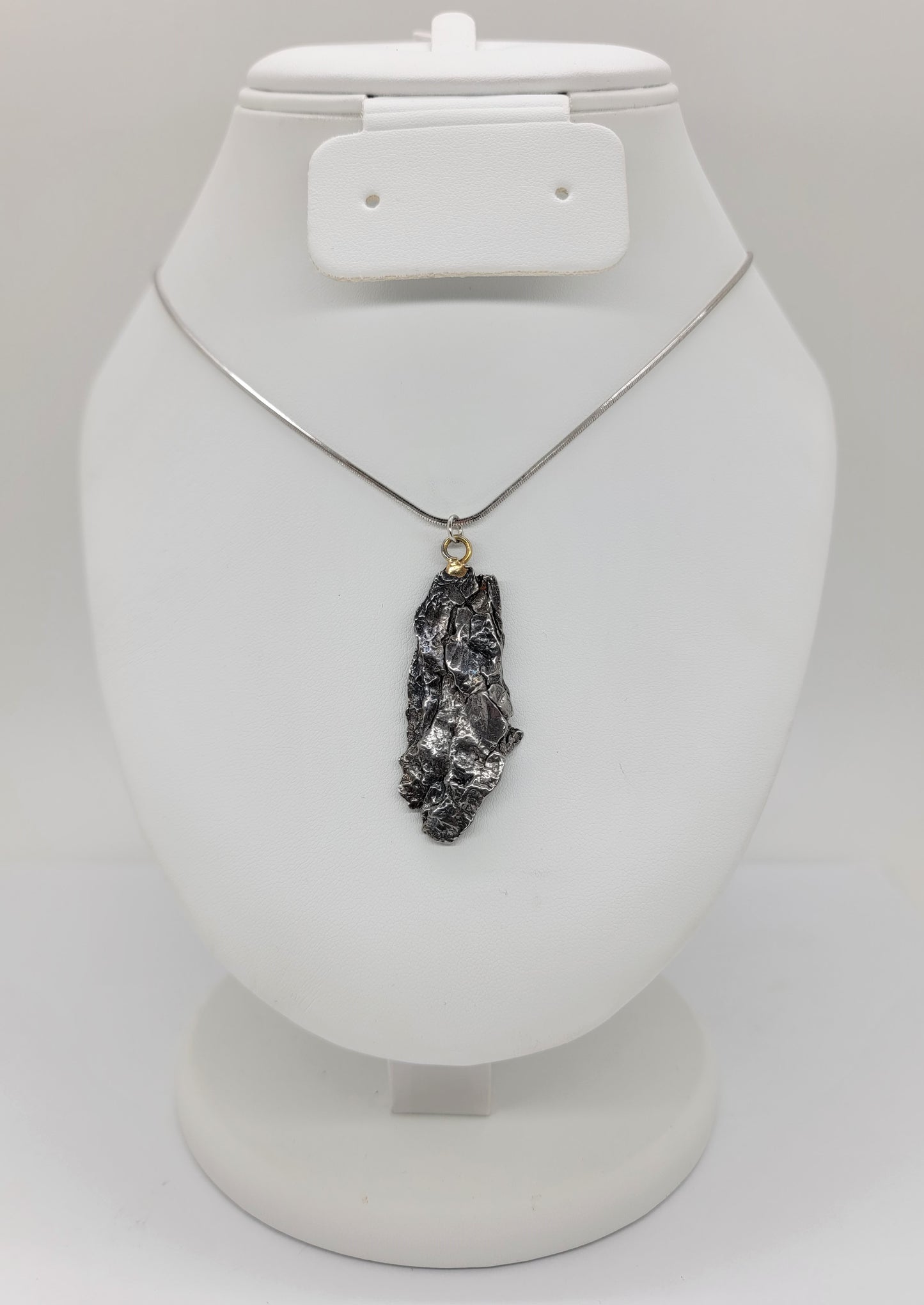 Campo del Cielo Iron Meteorite Necklace - 10.4g