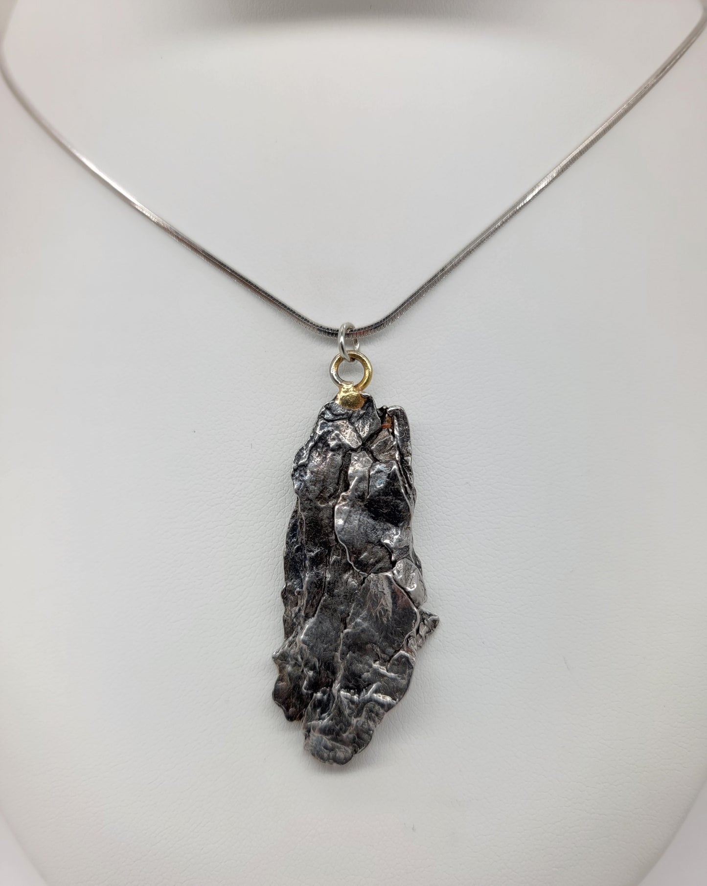 Campo del Cielo Iron Meteorite Necklace - 10.4g