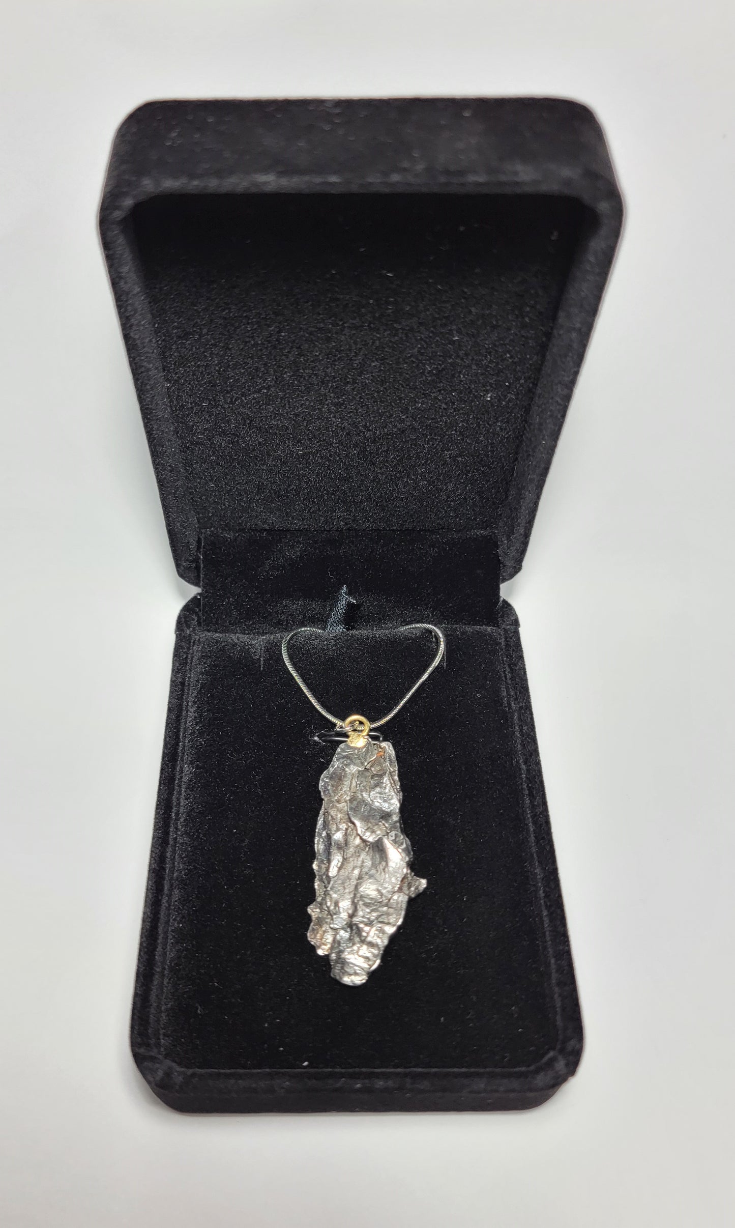 Campo del Cielo Iron Meteorite Necklace - 10.4g