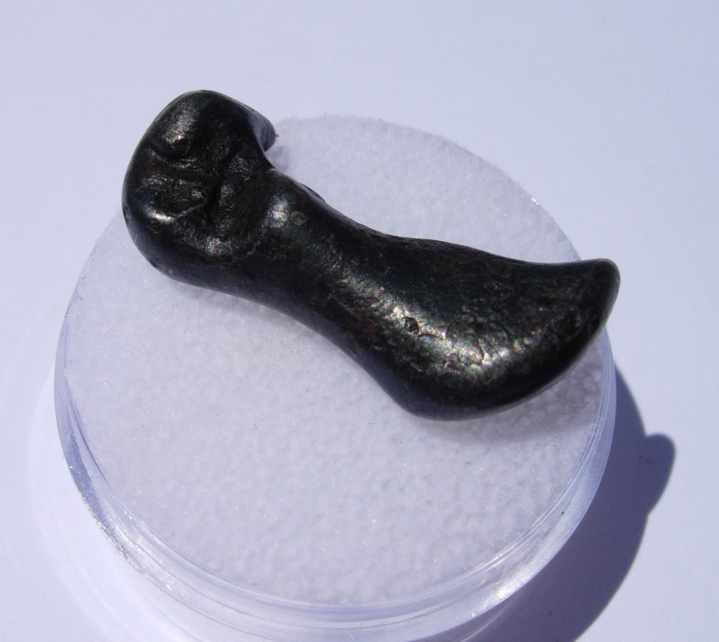 Sikhote-Alin Oriented Russian Iron Meteorite Individual (with light lipping) 5.72g